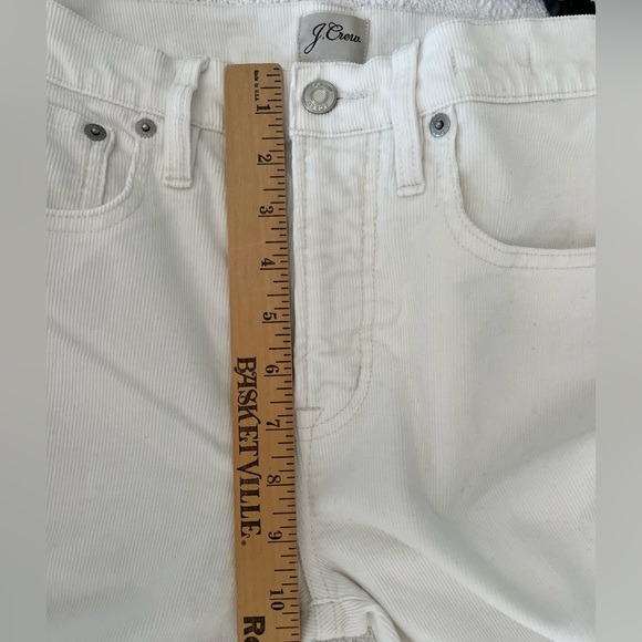 J Crew size 28 Vintage Slim Straight garment dyed corduroy pant in Ivory - Picture 8 of 10